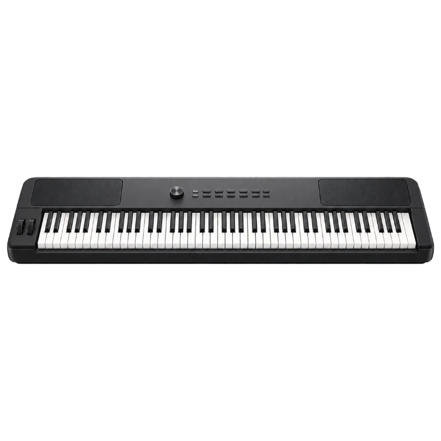 Black digital piano